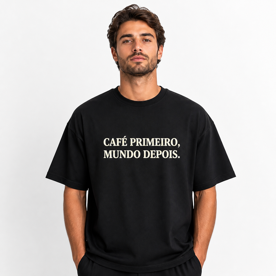 Camiseta Café Primero, Mundo Después